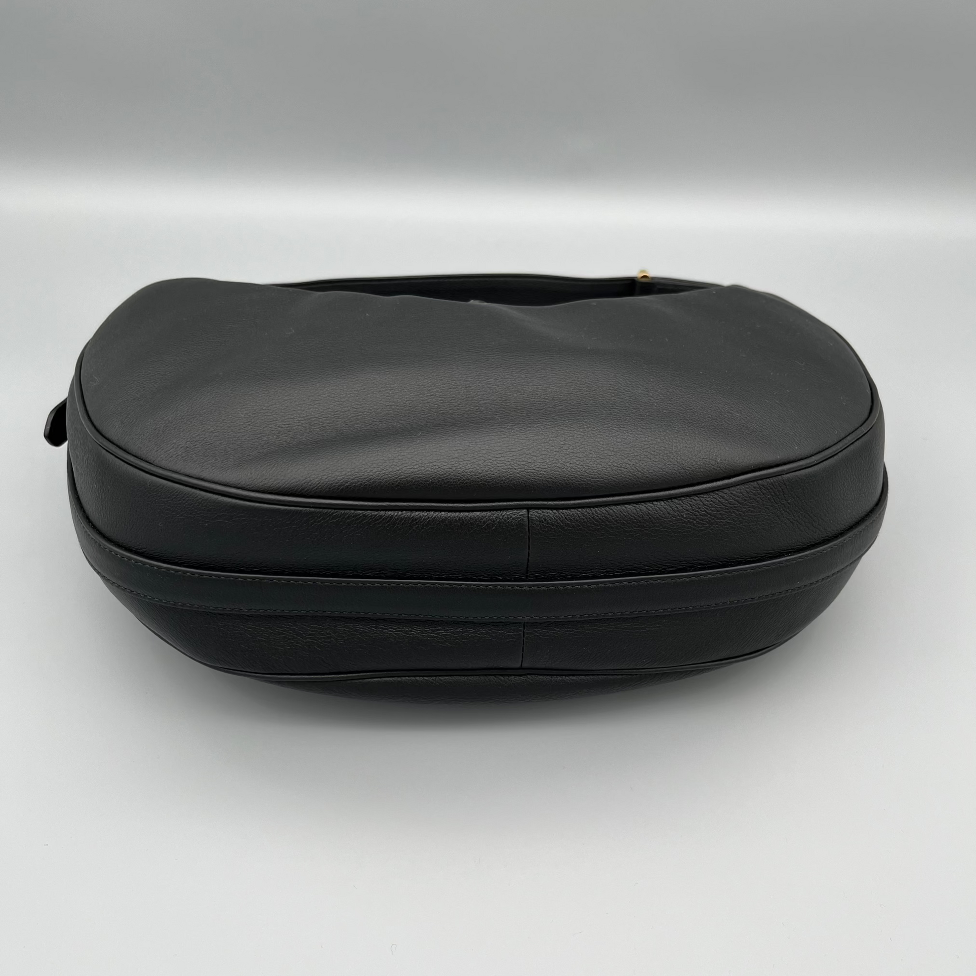 Original Prada Arqué Large Leder Schultertasche Schwarz – exklusives Luxusaccessoire